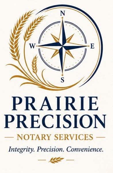 Prairie Precision Notary Services Logo